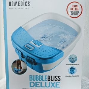 Homedics Footbath with massaging bubbles.